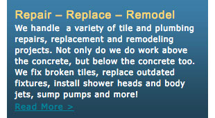 Repair Replace Remodel Bathrooms Tile and Plumbing Specialists VA